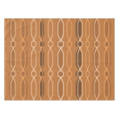 Nappe Colonnes d'Hexagon moderne du Moyen-siècle orange (Devant (Horizontal))