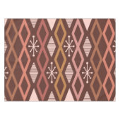 Nappe Colonnes Diamond de l'Âge Atomique brûlées Orange (Devant (Horizontal))