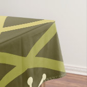 Nappe Colonnes Diamond de l'Âge Atomique Vert olive (In Situ)