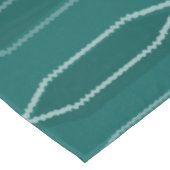 Nappe Colonnes Hexagones Modernes du Moyen-siècle Turquo (Angle)