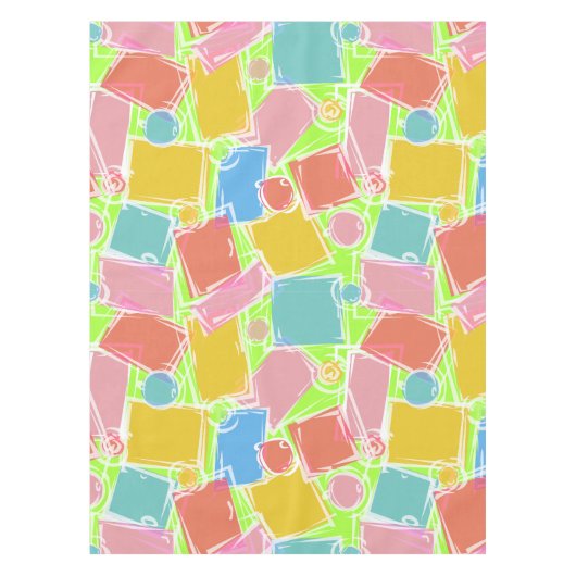 Nappe Coloré géométrique Abstrait (Devant)