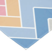 Nappe Coloré Zigzag Retro Chevron (Angle)