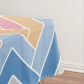Nappe Coloré Zigzag Retro Chevron (In Situ)
