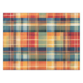 Nappe Colorée Automne Thanksgiving Plaid Print (Devant (Horizontal))