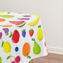 Nappe colorée aux fruits et baies d'été
