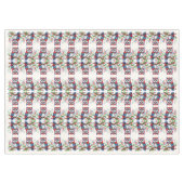 Nappe colorée de Noël de Chouette (Devant (Horizontal))