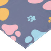 Nappe Colorful Animal Paw Prints Pattern (Angle)
