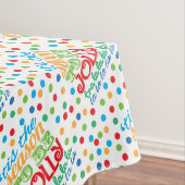 Nappe Colorful est la saison pour être jolis texte (In Situ)