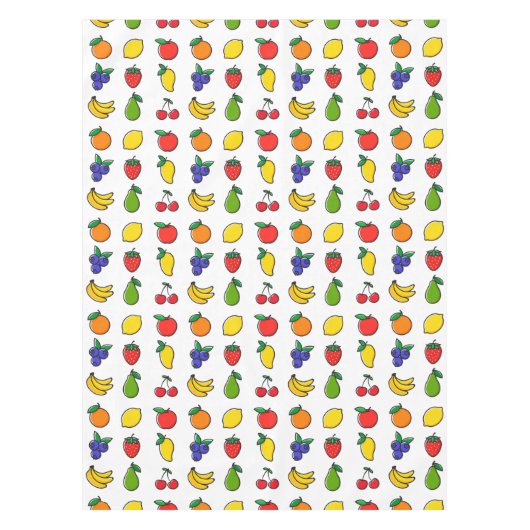 Nappe Colorful Mixed Fruit Pattern (Devant)
