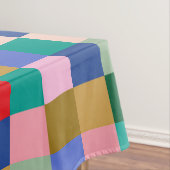 Nappe Colorful Patchwork Checkerboard Modern Holiday (In Situ)