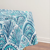 Nappe COMME un motif nautique d'échelles de poissons de (In Situ)