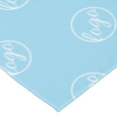 Nappe Commerce du logo du salon Sky Blue Custom (Angle)