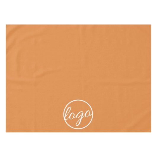 Nappe Commerce sur mesure Logo d'entreprise Orange (Devant (Horizontal))