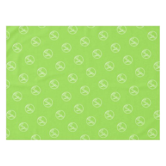 Nappe Commerce sur mesure Neon Lime Green Trade Show (Devant (Horizontal))