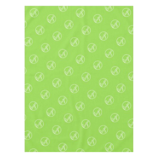 Nappe Commerce sur mesure Neon Lime Green Trade Show (Devant)