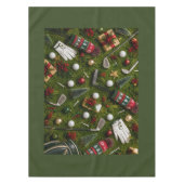 Nappe Composition de Noël de golf sur un green  (Devant)