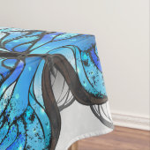 Nappe Composition des papillons blancs et bleus (In Situ)