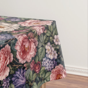 Nappe Composition florale botanique dense de luxe