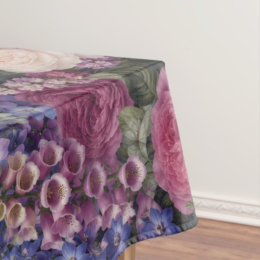 Nappe Composition florale dense de jardin anglais (In Situ)