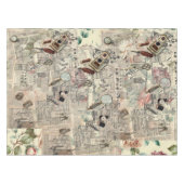 Nappe composition vintage du journal (Devant (Horizontal))
