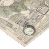 Nappe composition vintage du journal (Angle)