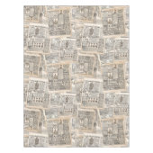 Nappe composition vintage du journal (Devant)