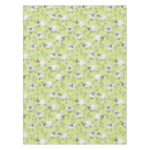 Nappe Compter les moutons sur le vert de rosée miel (Devant)