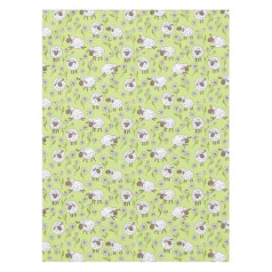 Nappe Compter les moutons sur le vert de rosée miel