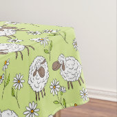 Nappe Compter les moutons sur le vert de rosée miel (In Situ)