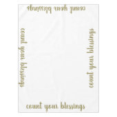 Nappe Comptez votre décor de thanksgiving de vacances de (Devant)