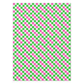 Nappe Conception à carreaux rose blanc vert (Devant)