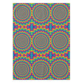 Nappe Conception abstraite de l'arc-en-ciel psychédéliqu (Devant)