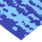 Nappe Conception Abstraite Irrégulière Bleu Cyan (Angle)