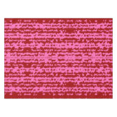 Nappe Conception Abstraite Irrégulière Rose Marron Rouge (Devant (Horizontal))