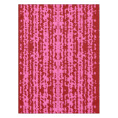 Nappe Conception Abstraite Irrégulière Rose Marron Rouge (Devant)