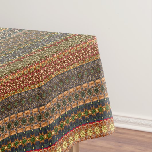 Nappe Conception abstraite rayée tribale de motif (In Situ)