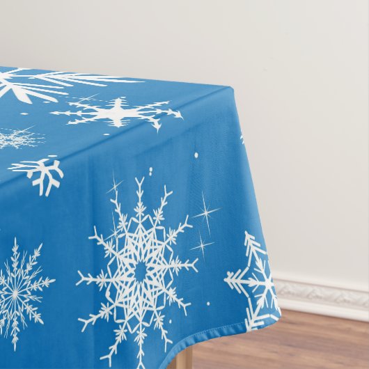 Nappe Conception bleue de Noël de flocon de neige (In Situ)