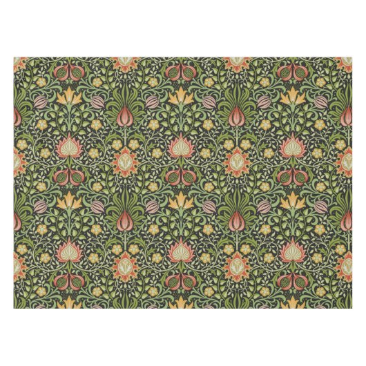 Nappe Conception botanique florale persane de William Mo (Devant (Horizontal))