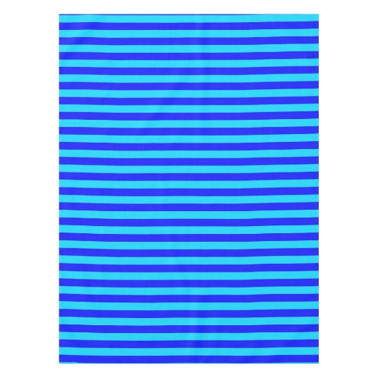 Nappe Conception de bandes bleues cyan (Devant)
