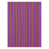 Nappe Conception de bandes verticales orange bleu rose (Devant)
