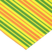Nappe Conception de bandes verticales orange jaune vert  (Angle)