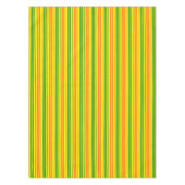 Nappe Conception de bandes verticales orange jaune vert  (Devant)