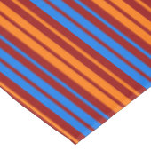 Nappe Conception de bandes verticales orange rouge bleu (Angle)