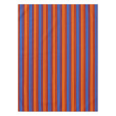 Nappe Conception de bandes verticales orange rouge bleu (Devant)