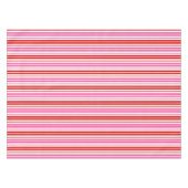 Nappe Conception de bandes verticales rose rouge blanc (Devant (Horizontal))