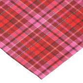 Nappe Conception de carreaux Tartan Rouge Grenat Rose (Angle)