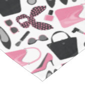 Nappe Conception de ceintures rose et noire (Angle)