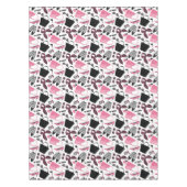 Nappe Conception de ceintures rose et noire (Devant)