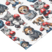 Nappe Conception de chats et de chiens de dessin animé  (Angle)