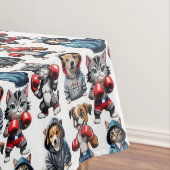 Nappe Conception de chats et de chiens de dessin animé  (In Situ)